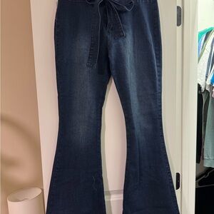 Amazon Women's Navy Flare Jeans